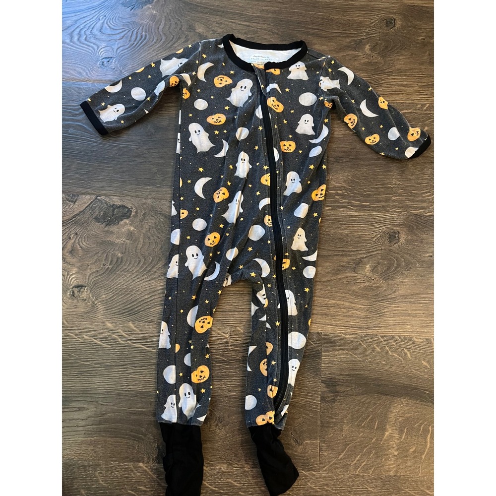 Dreamland Baby Halloween Ghost Pumpkin Dream Pajamas Footed Sleeper 18-24M